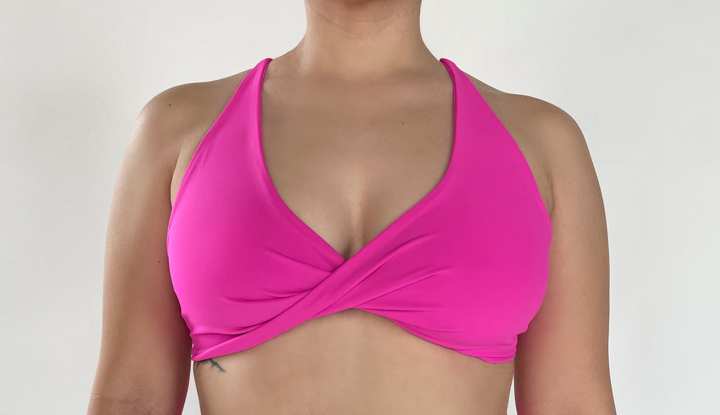 TOP TWIST - FUCSIA