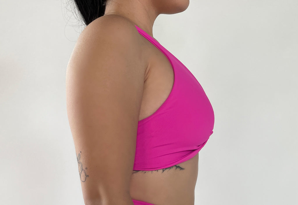 TOP TWIST - FUCSIA