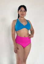 BOTTOM BÁSICO CORTE MEDIO - FUCSIA